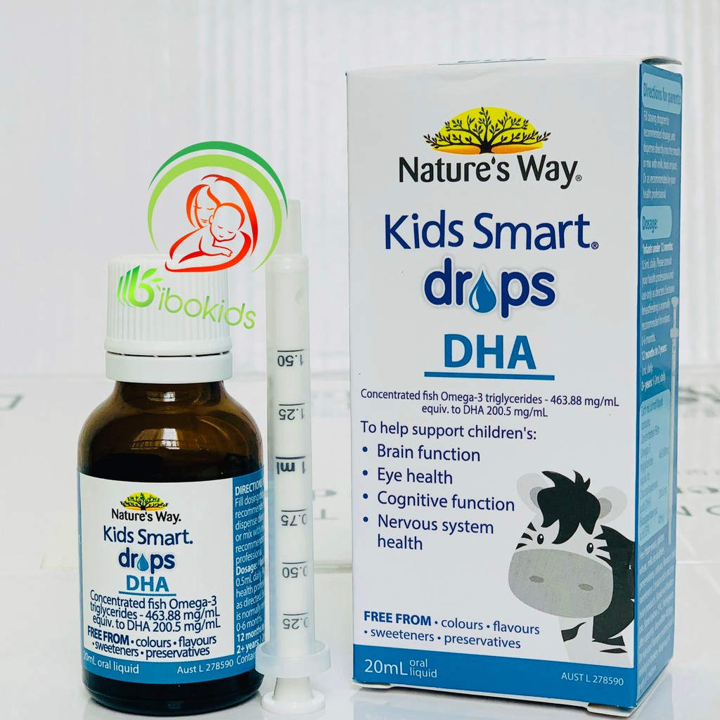 Dha dạng giọt_ Nature’ Way Kids Smart DHA