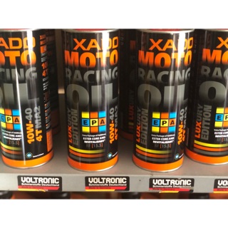 Nhớt XADO RACING ESTER CORE 10W40 API SN 4T MA2 ( Free lọc nhớt hoặc 100ML )