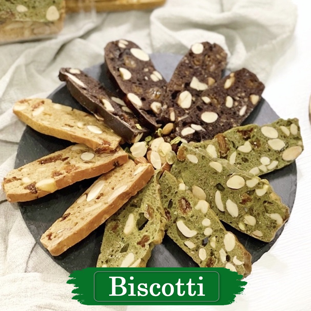 [Quà Tặng] Bánh BISCOTTI nguyên cám KHÔNG ĐƯỜNG dành cho người ăn kiêng, giảm cân, tiểu đường túi 50g