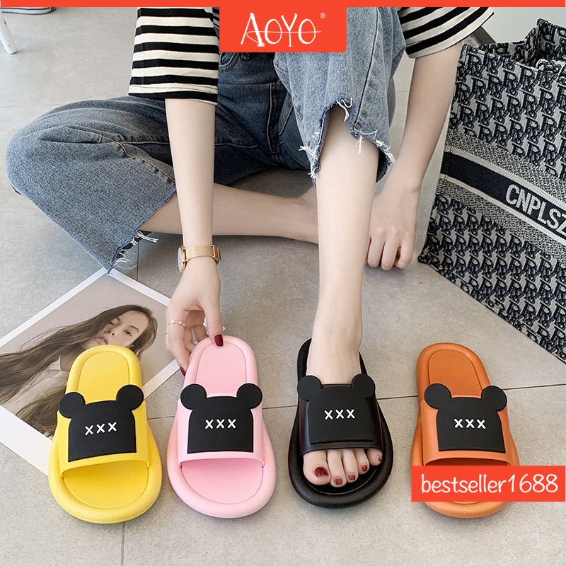 Dép Đi Biển Chống Trượt Thời Trang Mùa Hè Hàn Quốc Cho Nữ