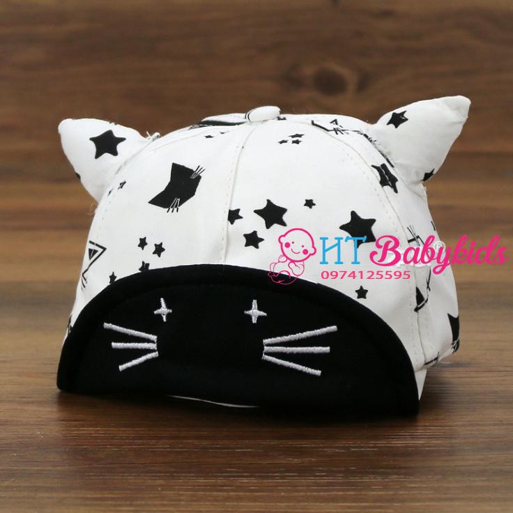 Nón Lưỡi Trai Hoạ Tiết Ngôi Sao Phong Cách Hip Hop Cho Bé