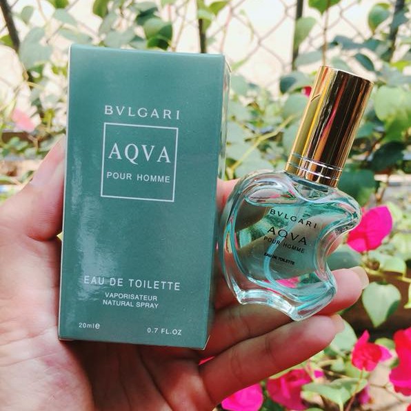 Nước Hoa Nam 💘Freeship💘 Nước hoa mini  Bvlgari Aqva Pour Homme 20ml chính hãng ( mua 2 tặng 1 )