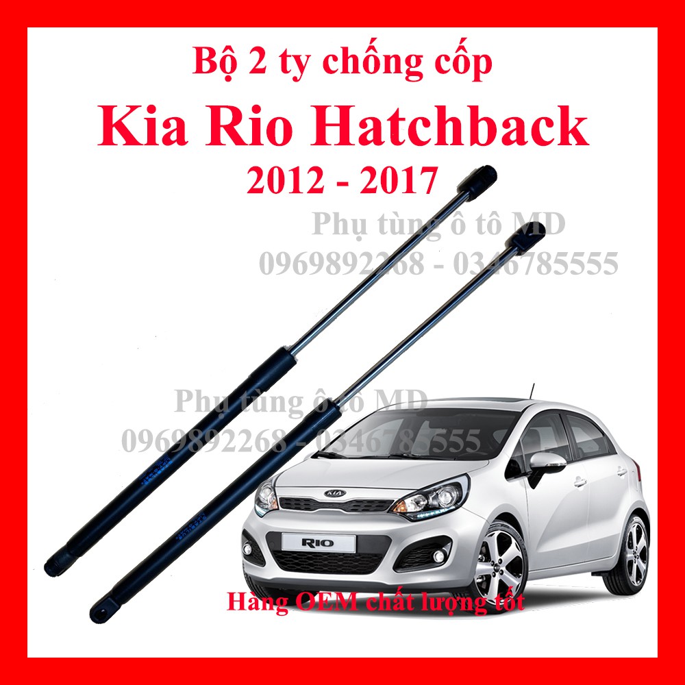 Bộ 2 Ty thủy lực chống cốp Kia Rio hatchback đời 2012-2017. Hàng OEM chất lượng tốt . Giá/1 đôi