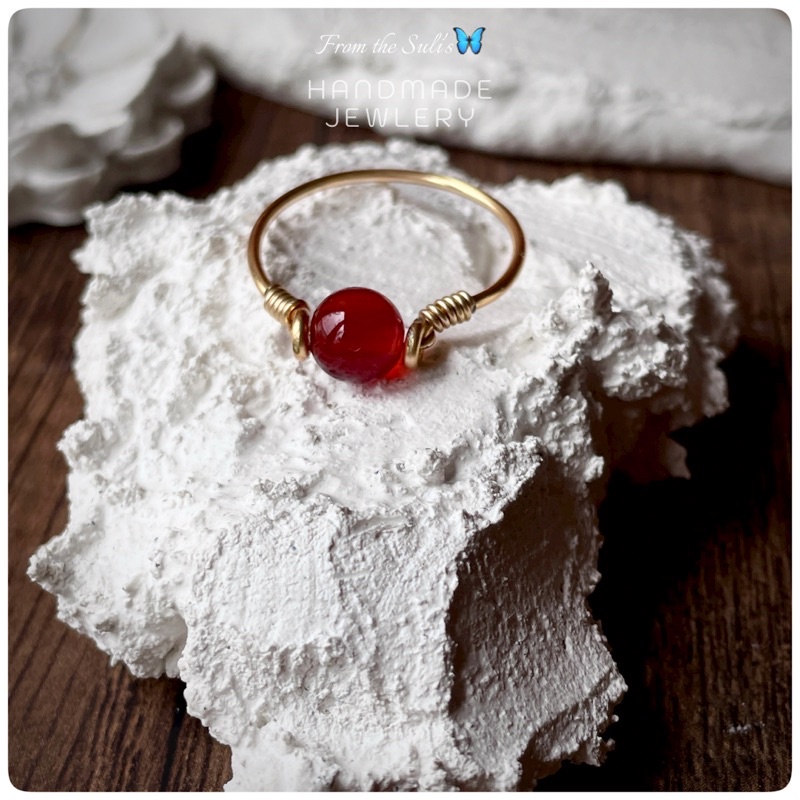 Nhẫn nữ đeo tay diy, đơn giản phong cách châu âu