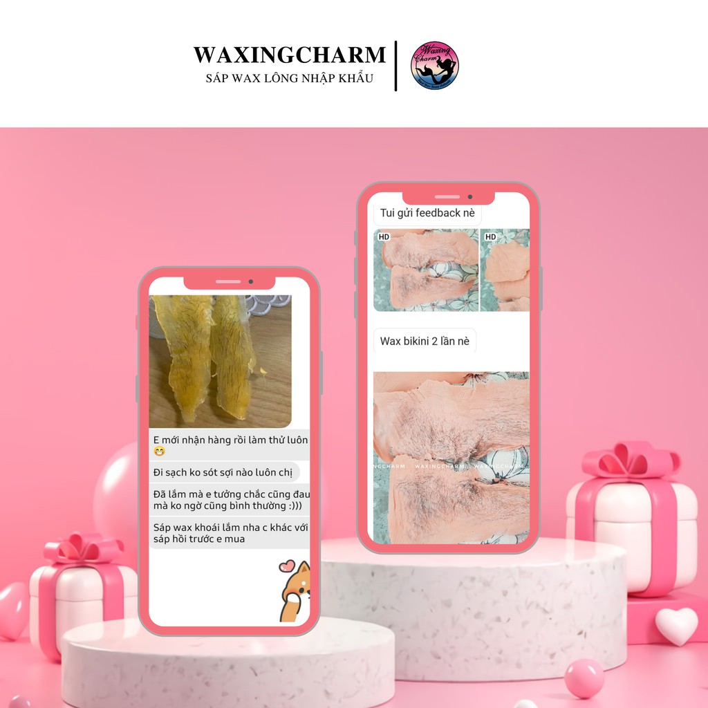 Combo Máy Nấu Sáp Chống Dính 500gr Sáp Wax Lông Dành Cho Nách, Body, Bikini và 50ml Mỡ Trăn Giúp Tẩy Lông Triệt Lông