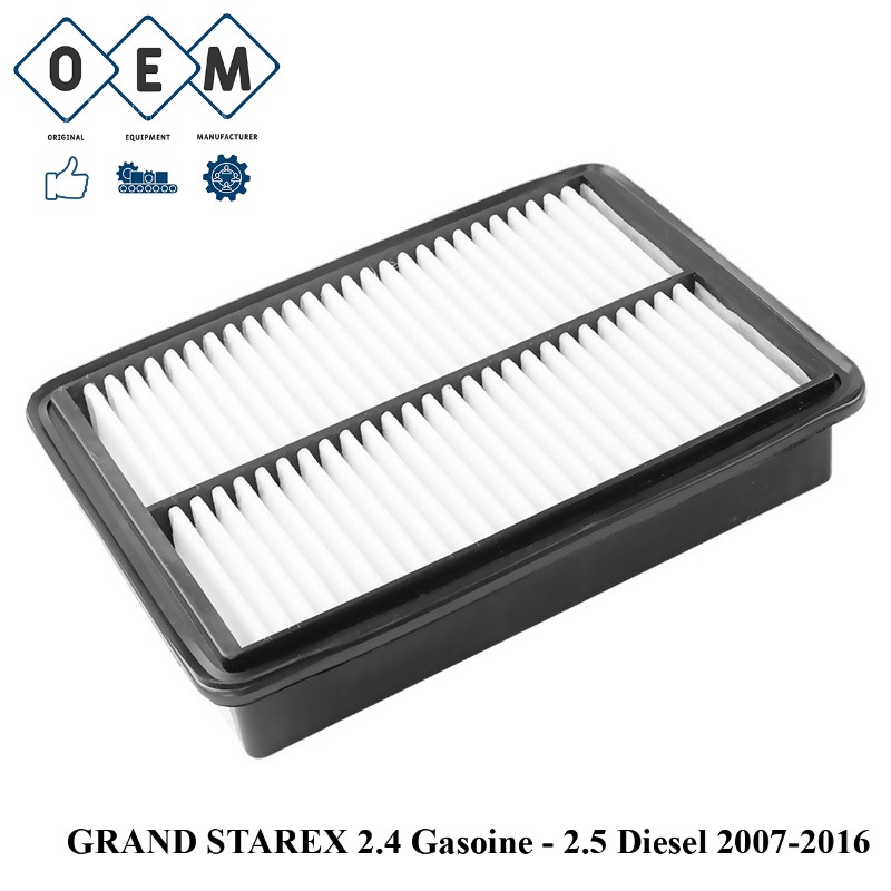Lọc gió động cơ xe ô tô HYUNDAI GRAND STAREX 2.4 Gasoine - 2.5 Diesel đời 2007-2016