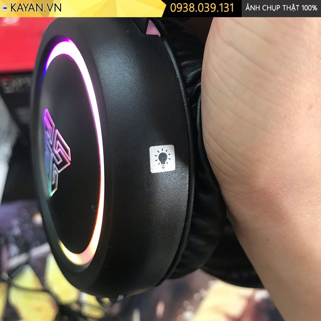 Tai nghe Gaming FANTECH HG15 có dây âm thanh vòm 7.1 sound ( CAPTAIN 7.1 ) LED RGB