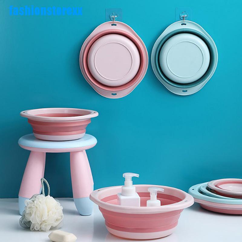 Chậu Rửa Chân Bằng Silicone Có Thể Gấp Gọn Tiện Lợi Khi Đi Cắm Trại