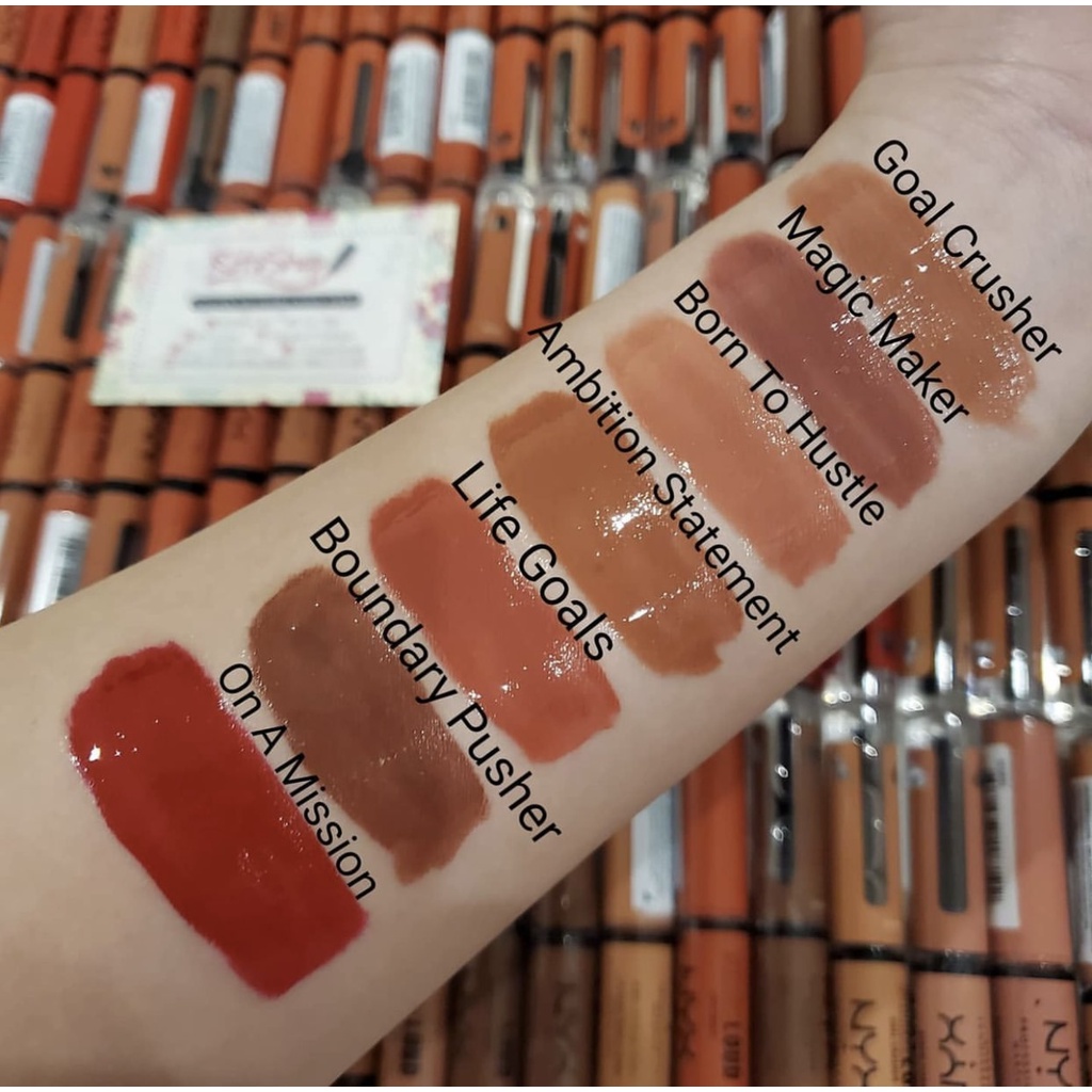 Son kem lì+ bóng 2 đầu NYX Shine Loud Liquid Lipstick