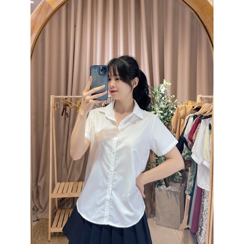 SƠ MI TRƠN CỔ ĐÚC NGẮN TAY CHẤT ĐẸP GIÁ HẠT DẺ !!!