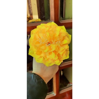 Sỉ 1 đôi hoa múa cài tay bé mầm non, hoa sen đá 14cm
