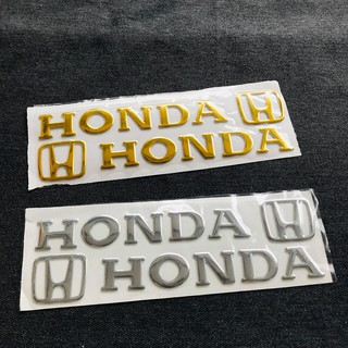 Bộ tem dán nổi chữ HONDA SIÊU CHẮC (CHỮ+LOGO).
