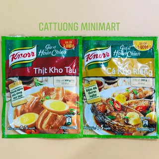 Gia vi hoàn chỉnh knorr cá kho riềng ,thịt kho tàu