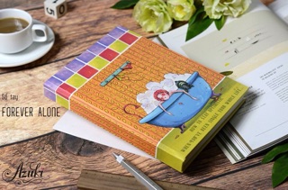 Sổ tay/ Notebook giấy mỹ thuật - Bộ sổ Forever Alone