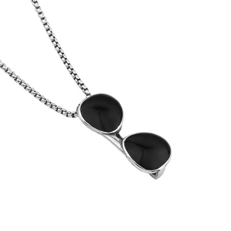 Dây Chuyền Mặt Hình Mắt Kính Phong Cách Âu Mỹ Thời Trang Cho Nam Và Nữ F726