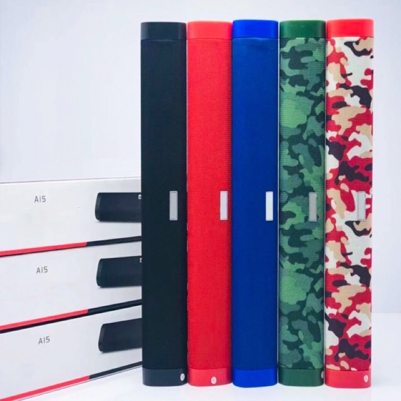 Loa Bluetooth Không Dây Wireless Speaker A15 Dáng Dài, Âm Thanh Hay, Bass  cực đã -Bảo Hành 12 tháng