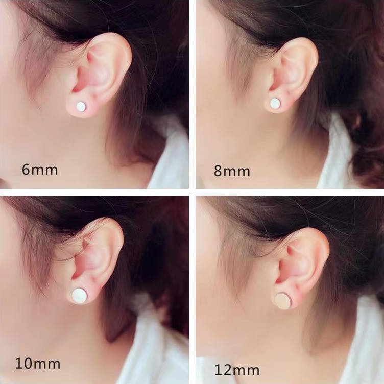 Bông Tai Cử Tạ Unisex Nam/ Nữ Hợp Kim Cao Cấp ERASHOP 075339 - Đơn Giản, Cá Tính, Cool Ngầu, Siêu Rẻ Đẹp
