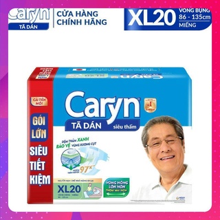 Bỉm người già tả dán caryn, tả người lớn siêu thấm chống trào 4 chiều dành - ảnh sản phẩm 1