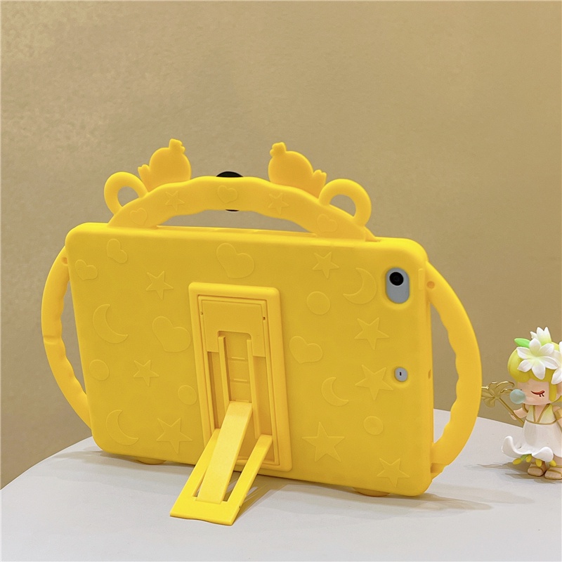 Ốp Máy Tính Bảng Silicon Kèm Dây Đeo Và Giá Đỡ Cho ipad Ari 2 / ipad 6 / Pro 9.7"