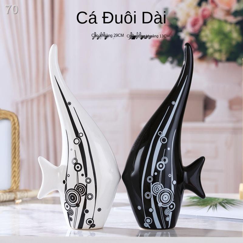 Bình gốm thủ công mỹ nghệ trắng đen