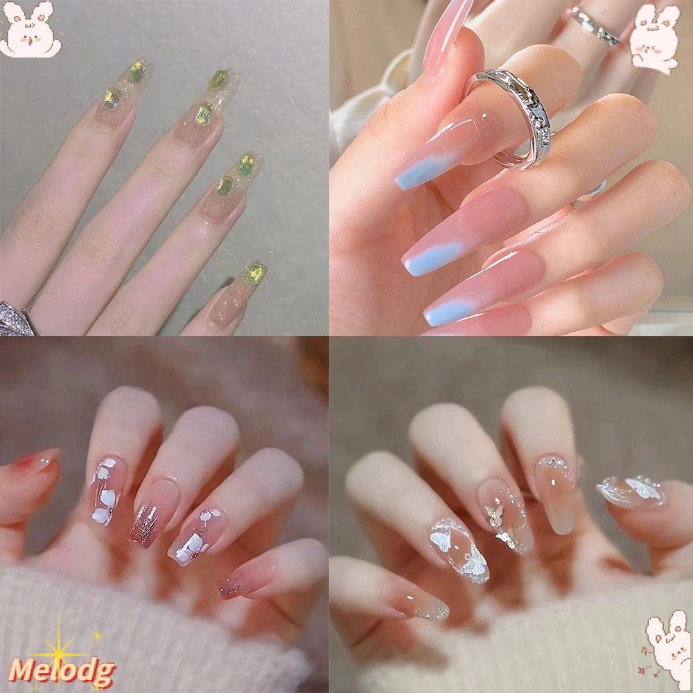 Bộ 24 Móng Tay Giả Có Thể Tháo Rời Bao Phủ Toàn Diện