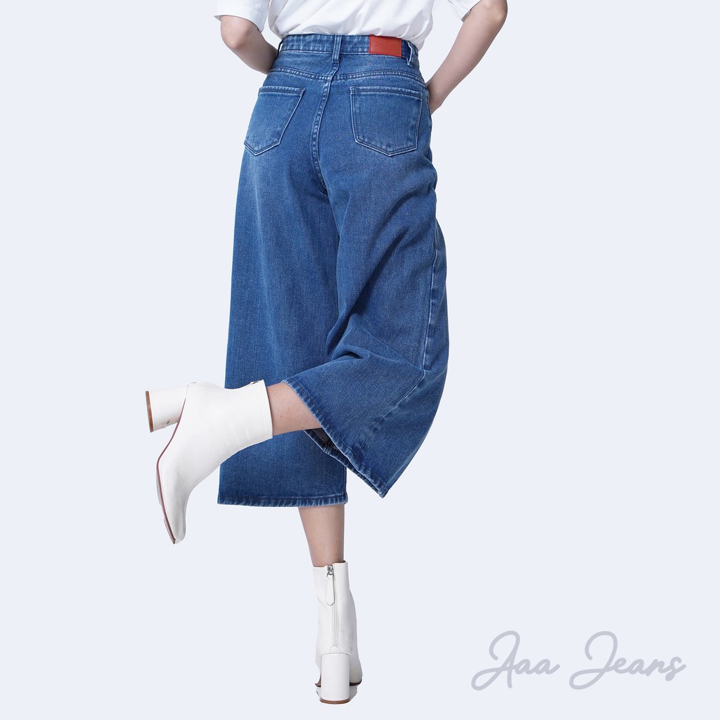 [Mã WABRLOW5 giảm 15% đơn 300K] Quần Jeans Nữ Ống Rộng Lưng Cao Nhiều Màu Aaa Jeans