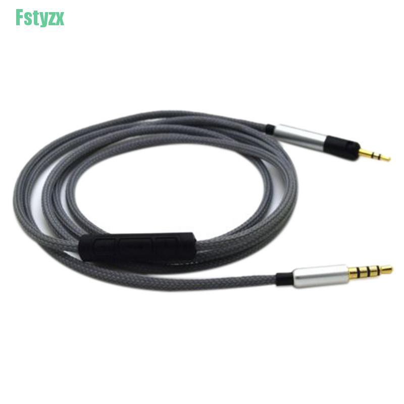 fstyzx Cable for Audio Technica ATH-M50x ATH-M40x ATH-M70x headphones Remote volume Mic