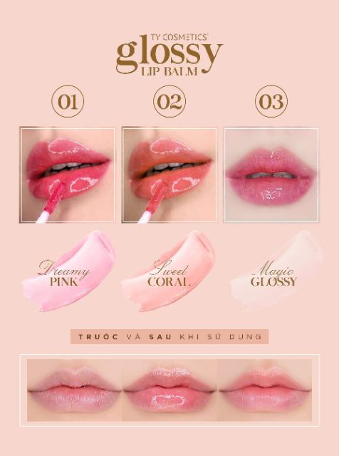 Son dưỡng bóng GLOSSY LIP BALM