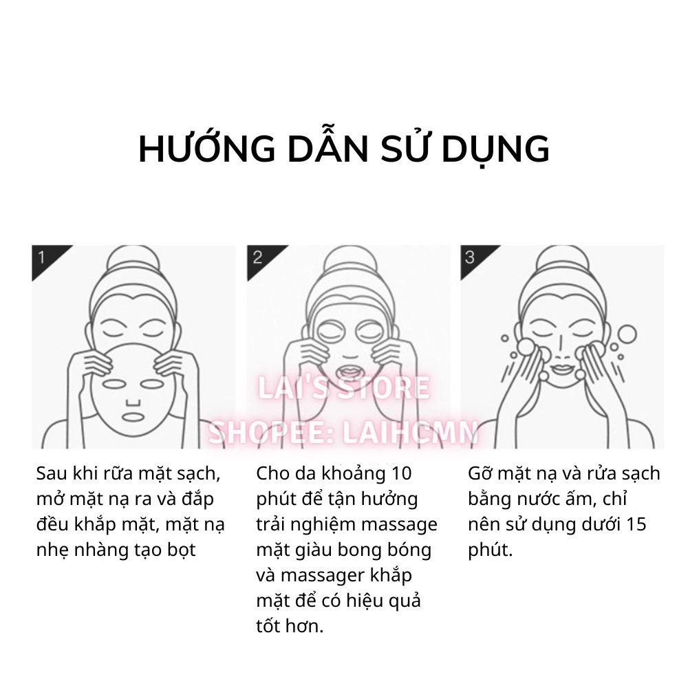 Mặt Nạ Sủi Bọt Thải Độc JOMTAM Bubble Mask Dưỡng Ẩm, Làm Sạch Sâu, Trẻ Hóa, Tàn Nhang, Thu Nhỏ Lỗ Chân Lông Chính Hãng