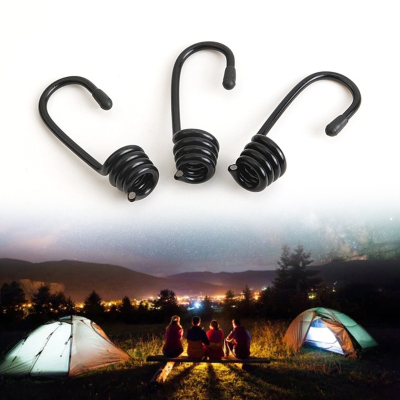 Set 12 Dây Móc Xoắn Ốc 7mm Giữ Cố Định Hành Lý Tiện Dụng