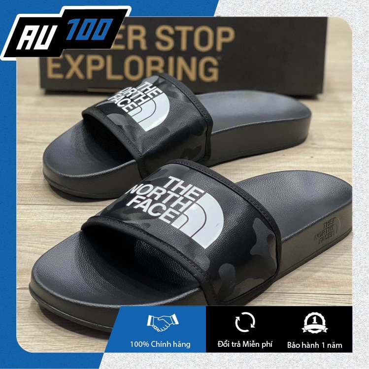 Dép The North Face Base Camp Slide III Black Camo Fullbox