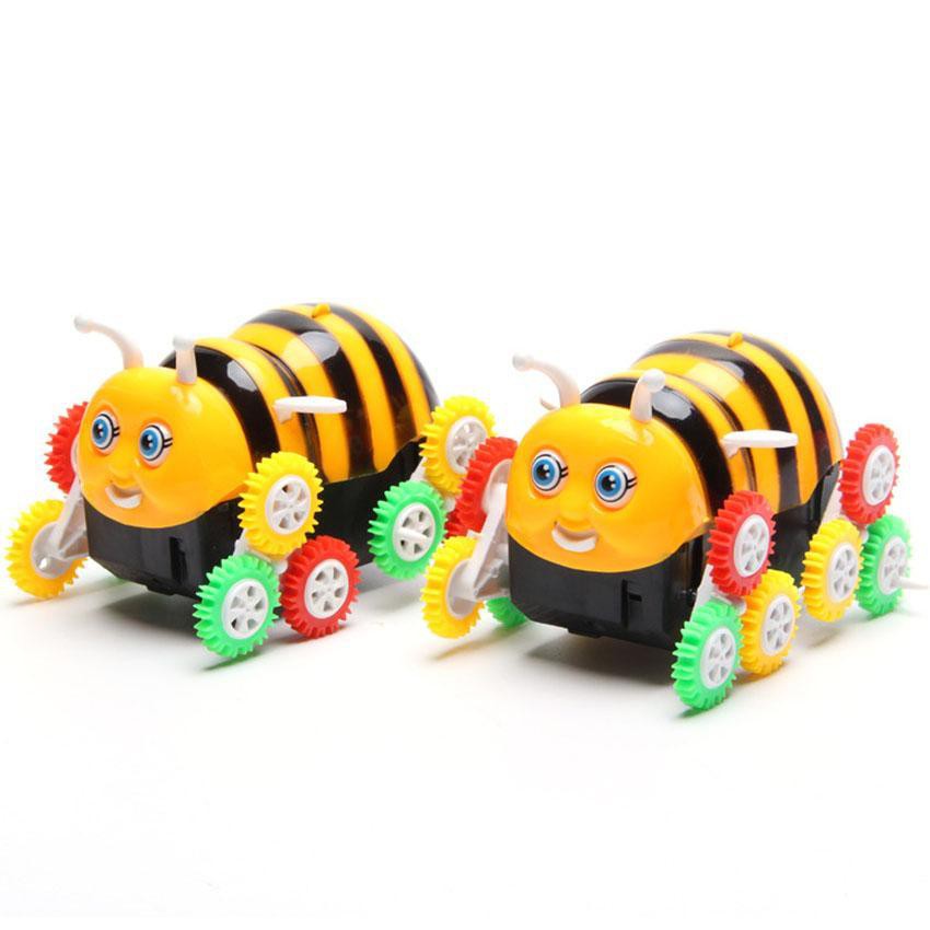 Hộp đồ chơi xe bọ cánh cam nhào lộn 12 bánh lật chạy pin