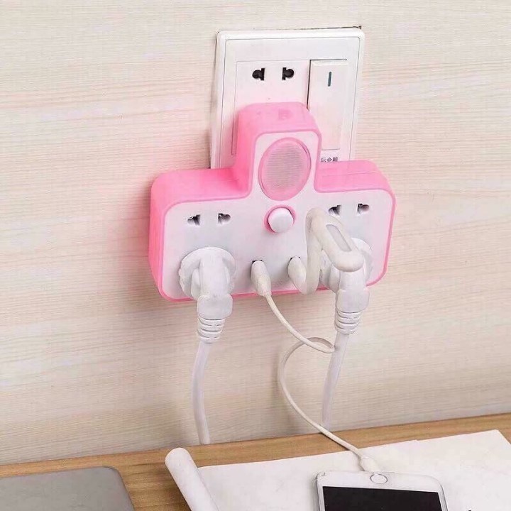 Ổ CẮM ĐIỆN KÈM ĐÈN NGỦ CÓ CỔNG USB 2IN1 TIỆN LỢI