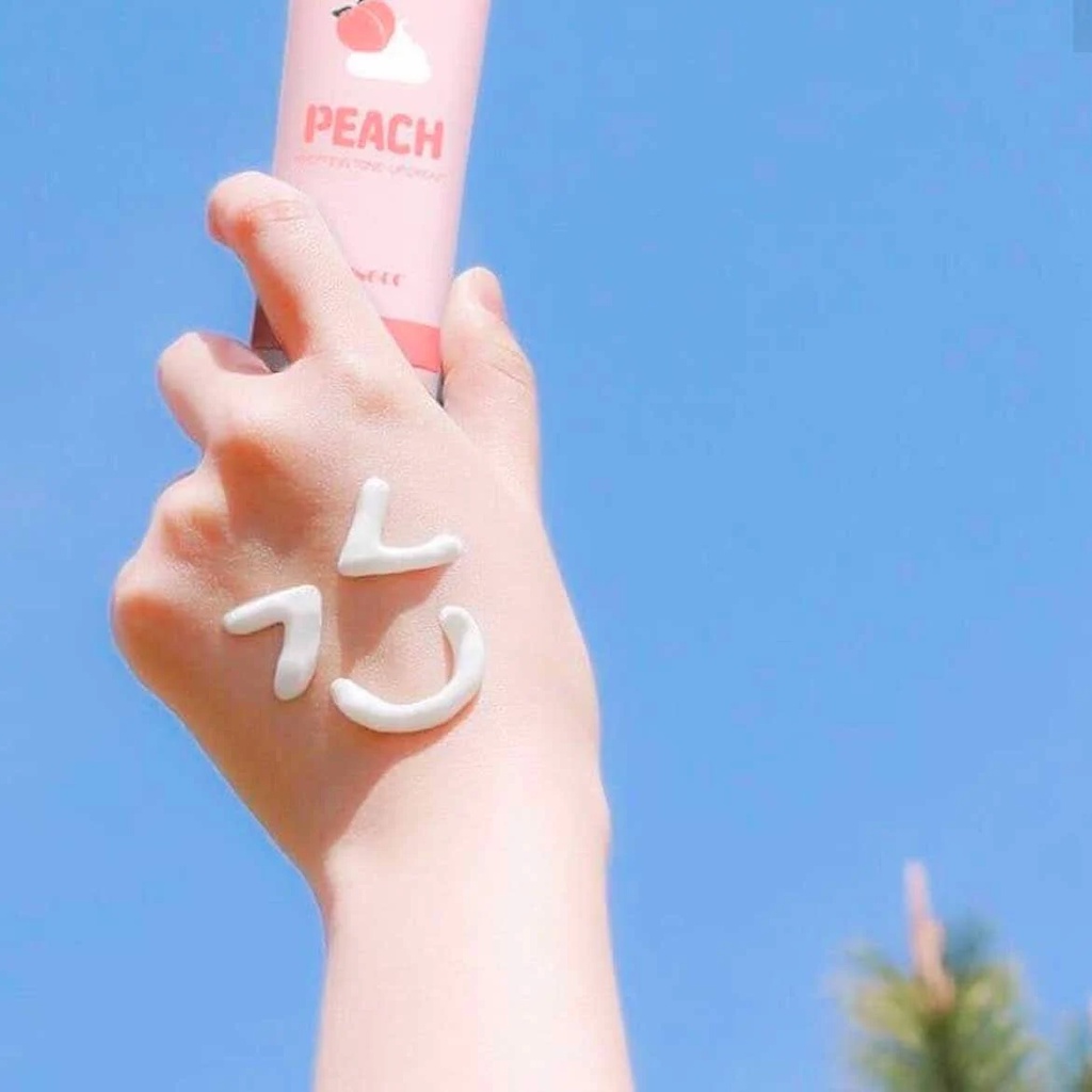 Kem Nâng Tone Không Lộ Vân Da Trái Đào CORINGCO Peach Whipping Tone Up Cream Hàn Quốc - 50ml