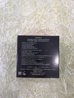 Phấn phủ dạng bột Shiseido Translucent Loose Powder