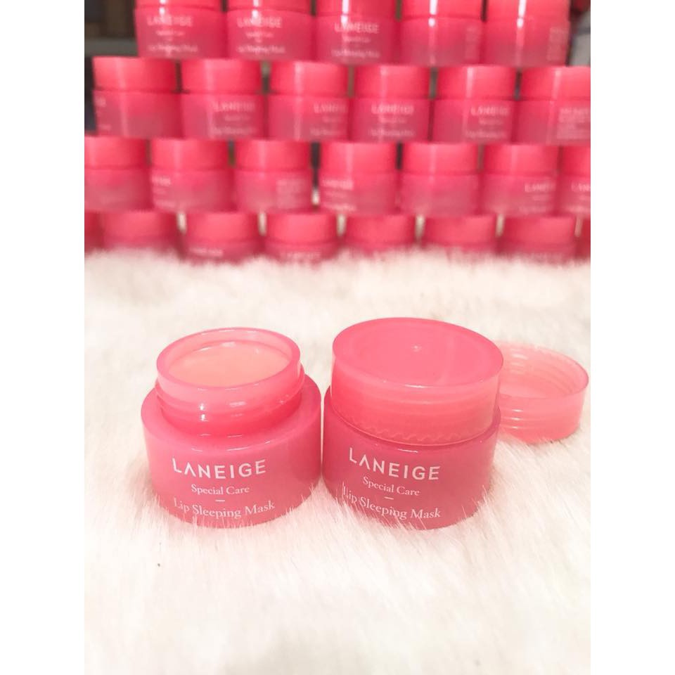 Mặt nạ ngủ ủ môi Laneige minisize 3g màu hồng