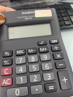 Máy tính CASIO MW5V-BK Chính Hãng