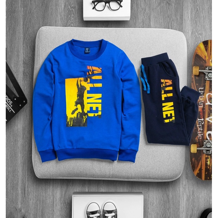 ❌ GIÁ Sốc ⚡️ Bộ nỉ da cá bé trai size đại nhỡ xuất dư mềm mịn