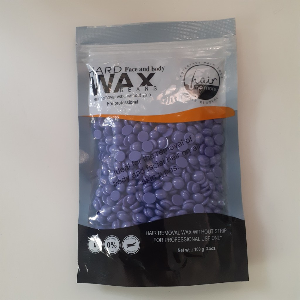 (Miễn phí que gỗ ) Sáp wax tẩy lông nóng dạng hạt đậu Hair Wax Bean nhiều màu để khách yêu lựa chọn