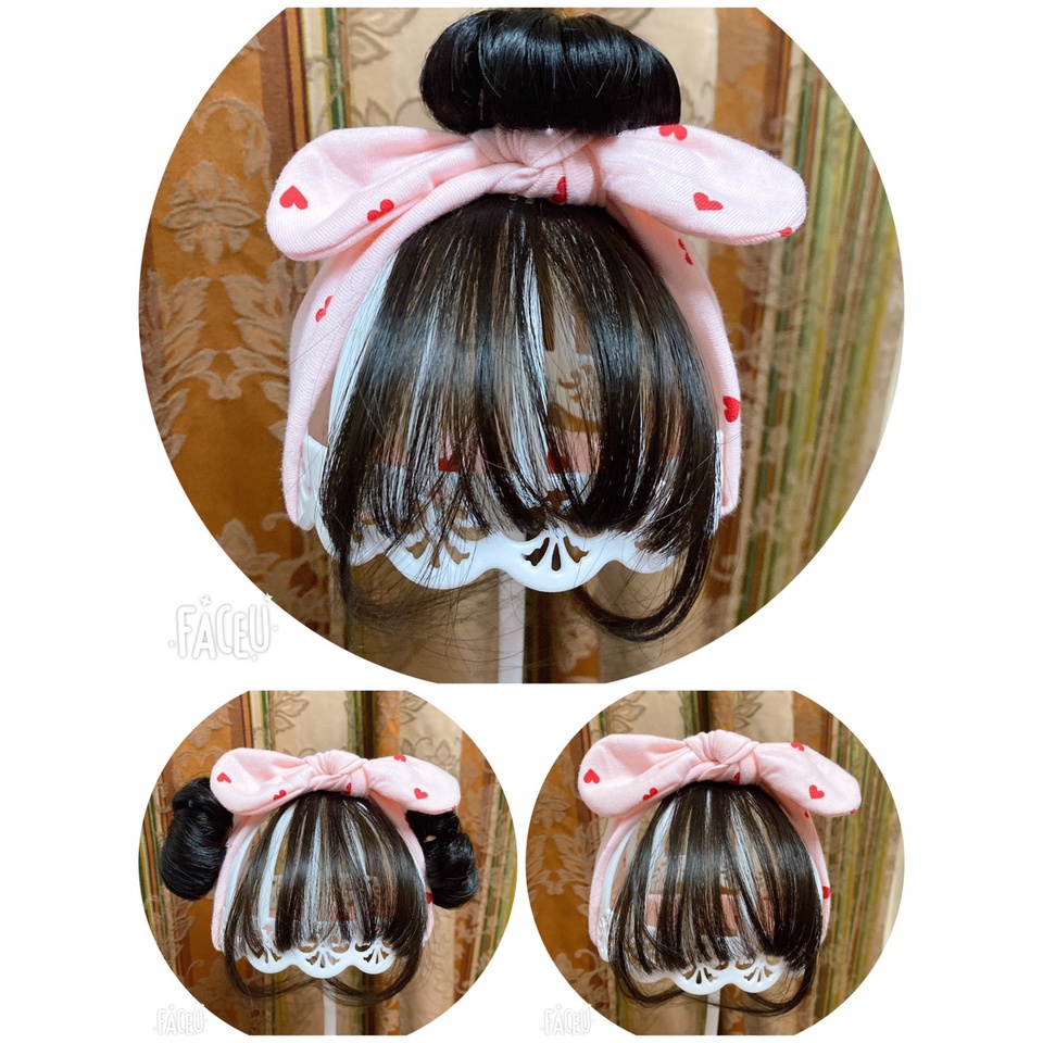 Băng đô hoạ tiết tim cho bé