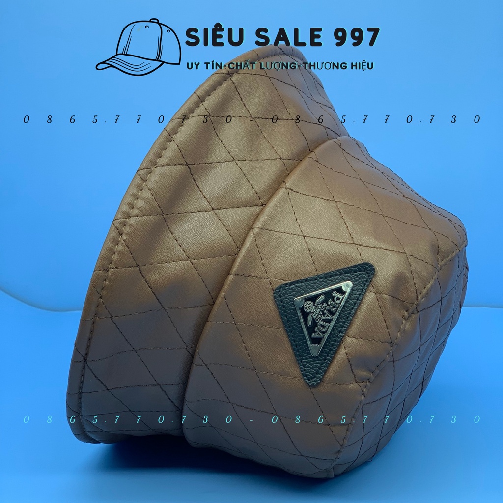 NÓN TAI BÈO FULL DA RỘNG VÀNH CAO CẤP LOGO BỜ RA ĐA SIÊU ĐẸP, NGẦU UNISEX FORM NAM NỮ