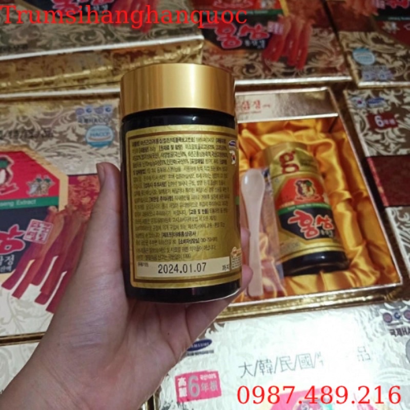 CAO HỒNG SÂM 6 NĂM TUỔI: 4 LỌ X250GR