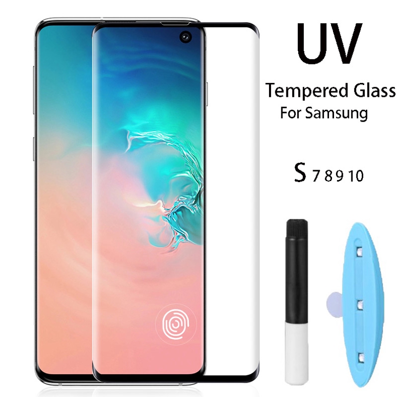 Kính cường lực chống tia UV cho Samsung Galaxy S7 edge S8 S9 s10e S10 Plus