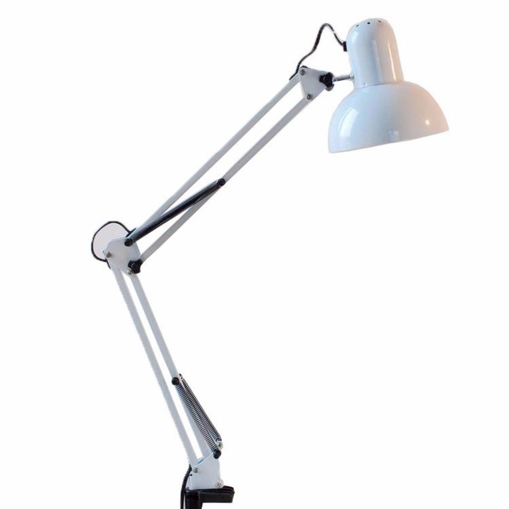 ĐÈN KẸP BÀN HỌC KỸ SƯ PIXAR CAO 95CM CAO CẤP | CHÓA ĐÈN 16CM