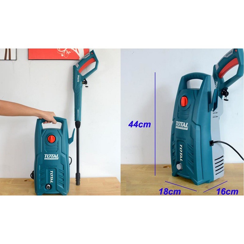 MÁY RỬA XE ÁP LỰC CAO 1400W  ) TOTAL - - HÀNG CHÍNH HÃNG
