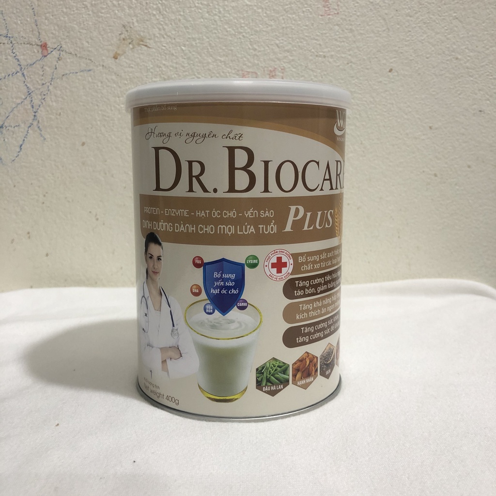 Sữa hạt dinh dưỡng Dr.Biocare Bổ sung sắt axit folic và chất xơ từ các loại hạt tăng cường tiêu hóa, ngừa táo bón, giảm