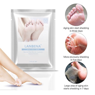 [Hàng mới về] Mặt nạ Lanbena lột da chân tẩy tế bào chết làm đẹp