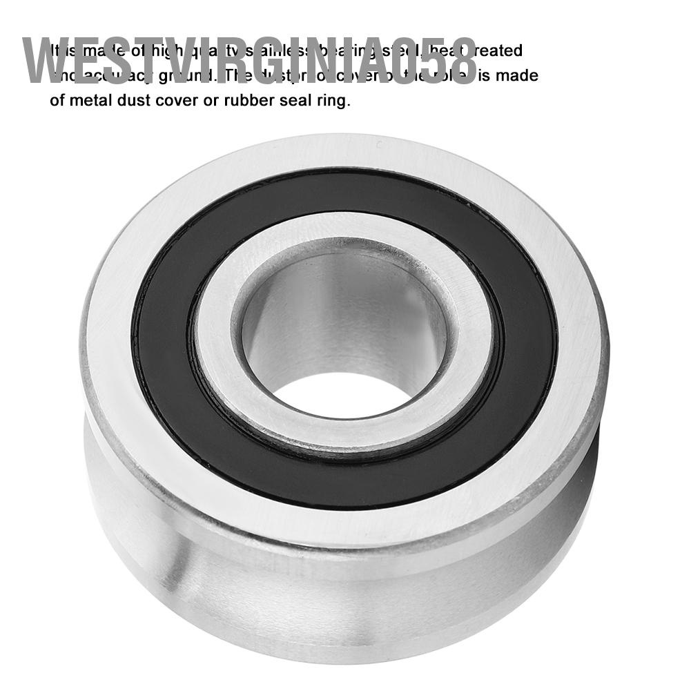 1 Ròng Rọc Trượt 8*24*11mm Bằng Thép Chất Lượng Cao