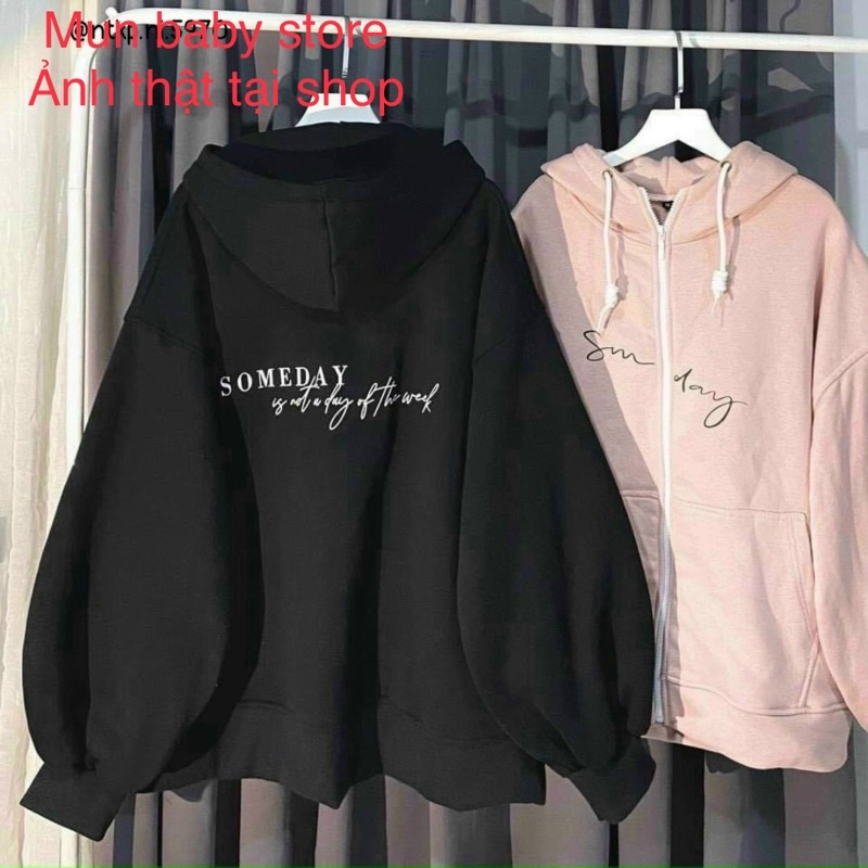 ÁO KHOÁC HOODIE NỈ NÓN KHOÁ KÉO TAY BỒNG CÁNH DƠI THÊU CHỮ NỔI FORM RỘNG, KHOAC UNISEX CAO CẤP