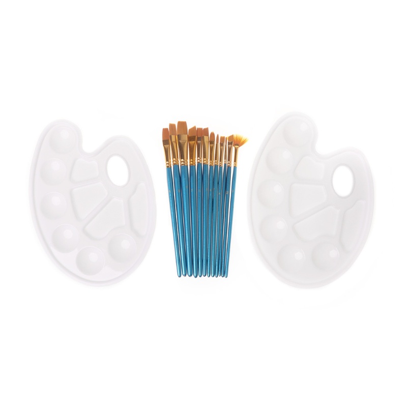 Set 14 Cọ Vẽ Tranh Sơn Dầu Chuyên Dụng